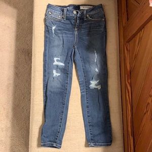 AG girls Jenna Skinny Roll Up Jean